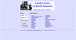 Desktop Screenshot of landrygenealogy.com